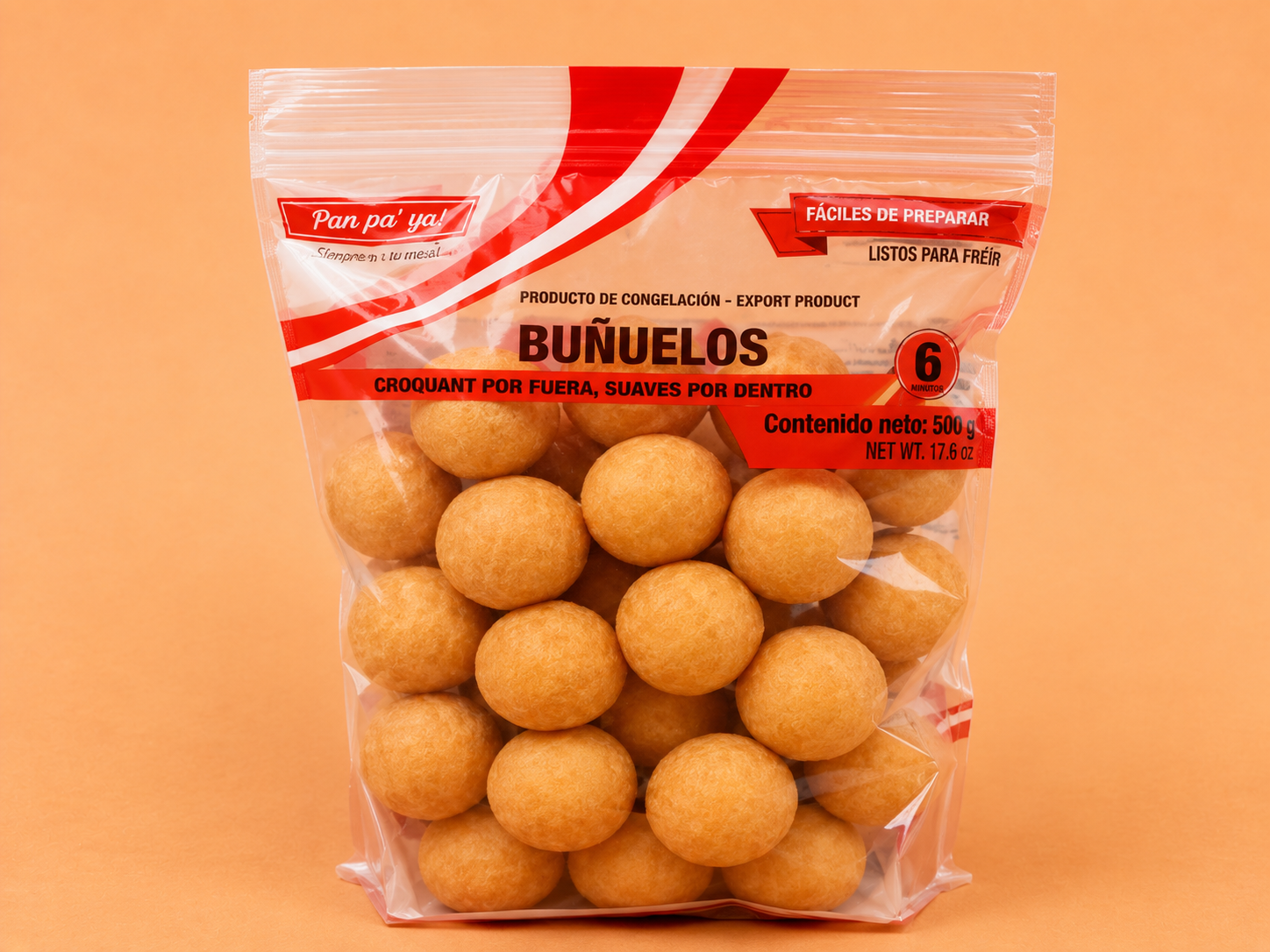 PQ MINIBUÑUELO FREIDO CONGELADO 34 UND X 14 GR